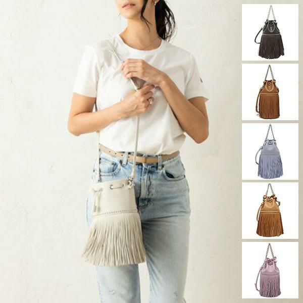 ジェイアンドエムデヴィッドソン ハンドバッグ ショルダーバッグ ミニフリンジカーニバル 2WAY レディース J&M DAVIDSON LMNC1XXSCNP