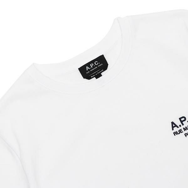 アーペーセー トップス Tシャツ ホワイト メンズ レディース APC COEAV H26840 AAB 詳細画像