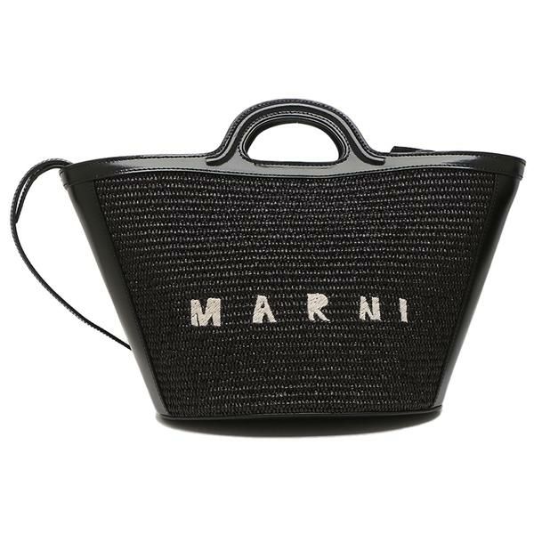 マルニ ハンドバッグ ショルダーバッグ トロピカリア Sサイズ かごバッグ 2WAY ブラック レディース MARNI BMMP0068Q0 P3860 00N99 詳細画像