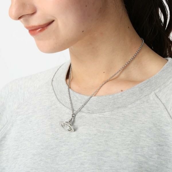 ヴィヴィアンウエストウッド ネックレス アクセサリー ペンダント シルバー レディース VIVIENNE WESTWOOD 63020097 P019