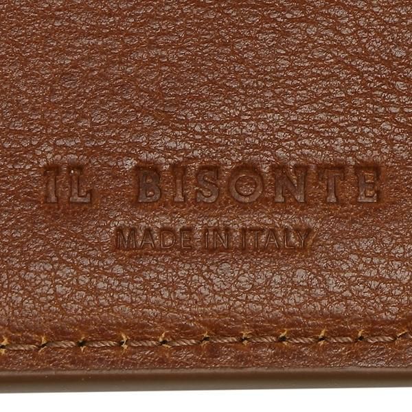 イルビゾンテ 二つ折り財布 ブラウン メンズ IL BISONTE SBW060 POX001 BW382C 詳細画像