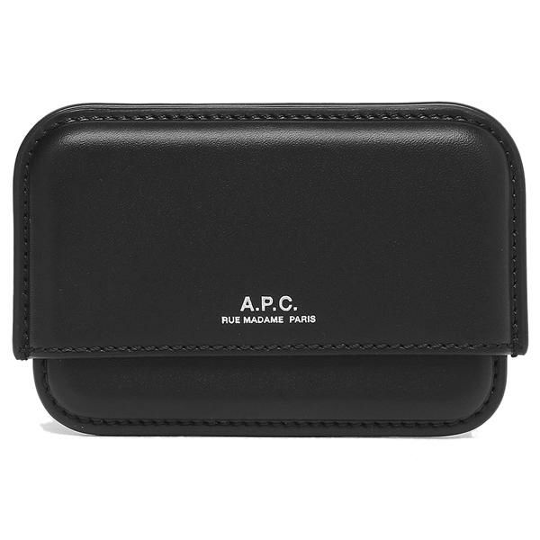 アーペーセー カードケース 定番 ブラック メンズ レディース APC PXAWV H63151 LZZ 詳細画像