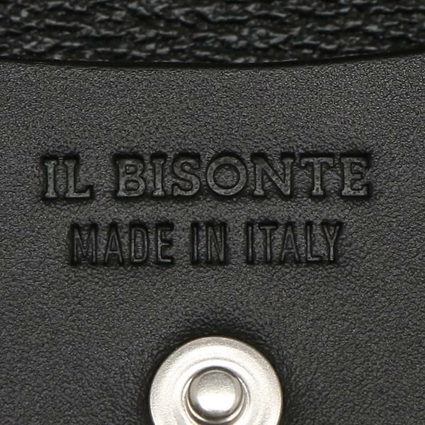 イルビゾンテ カードケース ブラック メンズ レディース IL BISONTE SCC100 PV0039 BK255 詳細画像