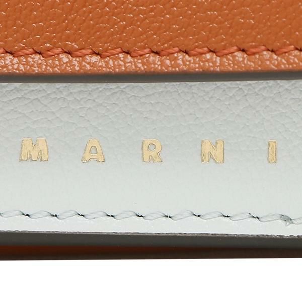マルニ 三つ折り財布 ミニ財布 オレンジ マルチカラー レディース MARNI PFMO0056U1 P2644 Z529N 詳細画像