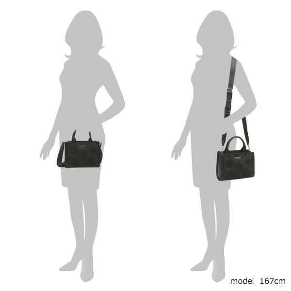 ケイトスペード ハンドバッグ ショルダーバッグ サム ブラック レディース KATE SPADE PXR00484 001 詳細画像