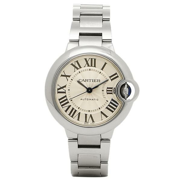 カルティエ 時計 CARTIER W6920071 バロンブルー　ＳＳ レディース腕時計ウォッチ シルバー/ホワイト