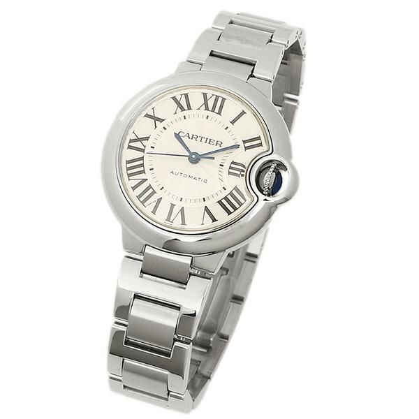 カルティエ 時計 CARTIER W6920071 バロンブルー　ＳＳ レディース腕時計ウォッチ シルバー/ホワイト 詳細画像