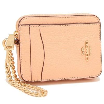 未使用coachコインケースチャーム コーチ 小銭入れ COACH コーティングキャンバス スムースレザー