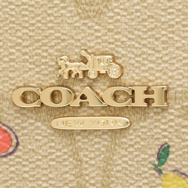 コーチ アウトレット ショルダーバッグ シグネチャー 花柄 ベージュ イエロー レディース COACH C8752 IMTVE 詳細画像