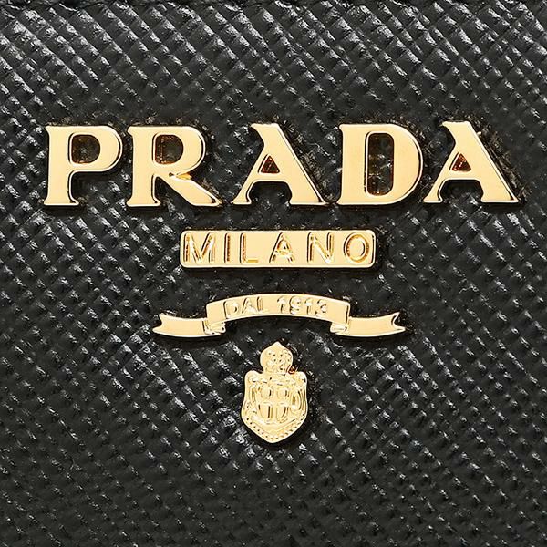 プラダ 長財布 サフィアーノ ブラック レディース PRADA 1ML506 QWA F0002 詳細画像