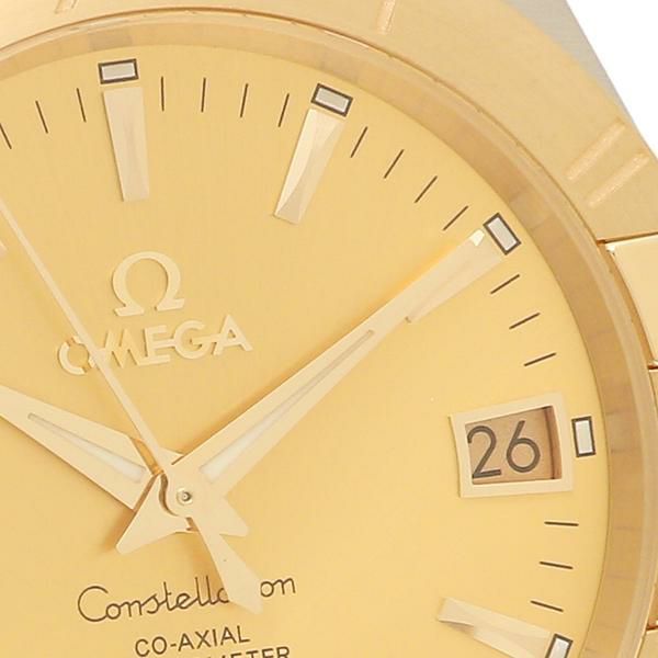 オメガ 時計 メンズ コンステレーション35mm コーアクシャル自動巻 イエローゴールド シルバー OMEGA 123.20.35.20.08.001 ステンレス 詳細画像