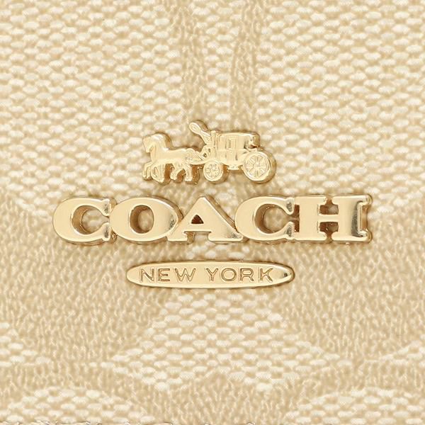 コーチ アウトレット ショルダーバッグ シグネチャー ベージュ ピンク レディース COACH 3036 IMTYF 詳細画像