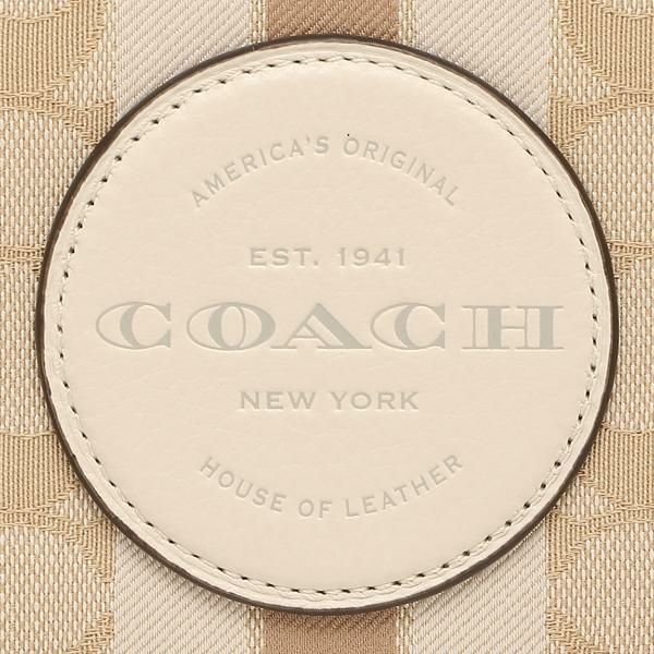 コーチ アウトレット 長財布 シグネチャー ベージュ ホワイト レディース COACH C9073 IMDQC 詳細画像