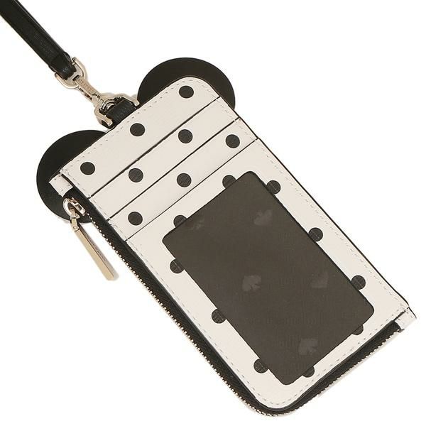 ケイトスペード アウトレット パスケース ディズニー カードケース ホワイトマルチ レディース KATE SPADE K4758 960 詳細画像