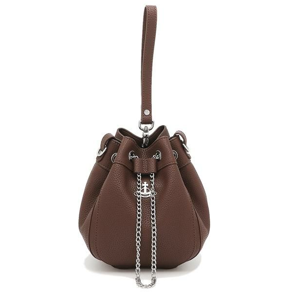 ヴィヴィアンウエストウッド ショルダーバッグ クリッシー ブラウン レディース VIVIENNE WESTWOOD 43020016 02103 D401 詳細画像