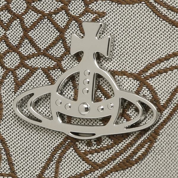 ヴィヴィアンウエストウッド コインケース ロゴ がま口 ブラウン レディース VIVIENNE WESTWOOD 52010005 12089 D401 詳細画像