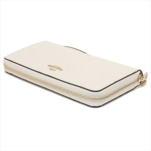 コーチ アウトレット 長財布 シグネチャー ホワイト レディース COACH C7220 IMCHK 詳細画像