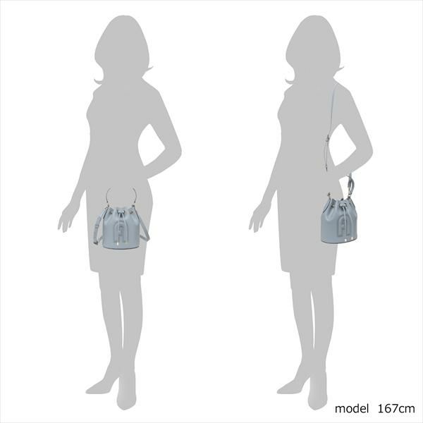 フルラ アウトレット ハンドバッグ ショルダーバッグ クリオ バケットバッグ ブルー レディース FURLA WB00588 BX0306 K3500 詳細画像