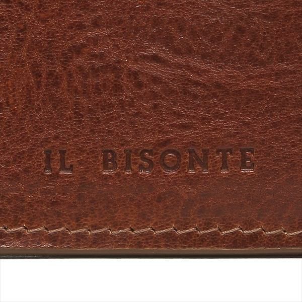 イルビゾンテ  カードケース コインケース フラグメントケース ブラウン メンズ レディース IL BISONTE SVW001POX001 BW382C 詳細画像