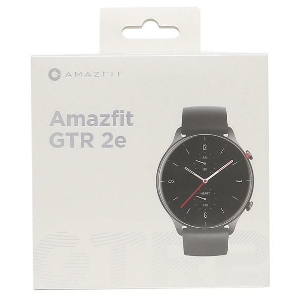 アマズフィット 時計 メンズ レディース ジーティーアール2イー 46mm 充電式クォーツ ブラック Amazfit SP170033C01 シリコン 詳細画像