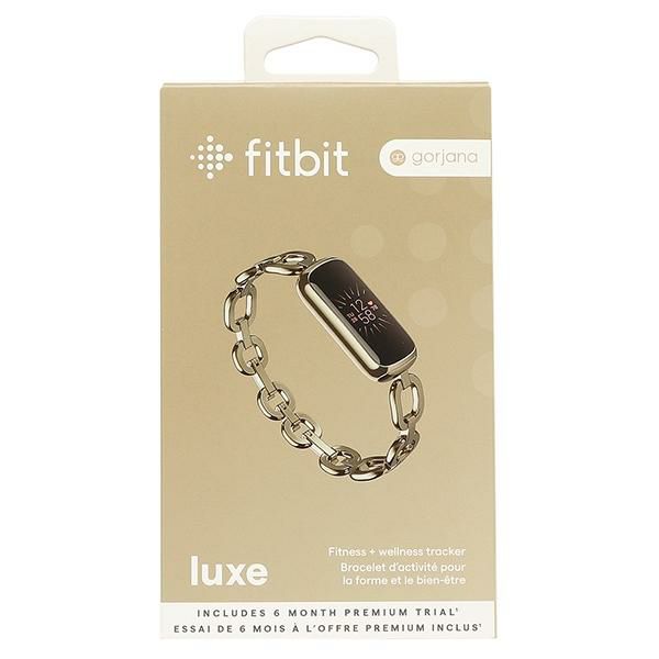 フィットビット 時計 レディース ラックス 36×17mm 充電式クォーツ ゴールド Fitbit FB422GLPK ステンレス 詳細画像