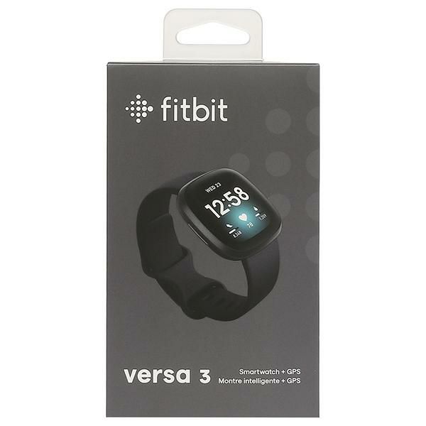 フィットビット 時計 メンズ レディース バーサ3 40mm 充電式クォーツ ブラック Fitbit FB511BKBK シリコン 詳細画像
