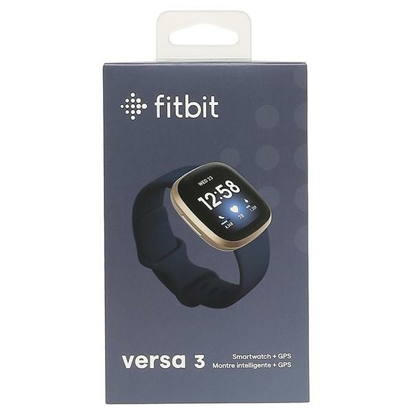 フィットビット 時計 メンズ レディース バーサ3 40mm 充電式クォーツ ネイビー Fitbit FB511GLNV シリコン 詳細画像