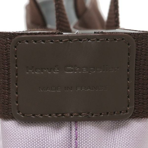 エルベシャプリエ トートバッグ Mサイズ パープル レディース Herve Chapelier 707C 7569 詳細画像
