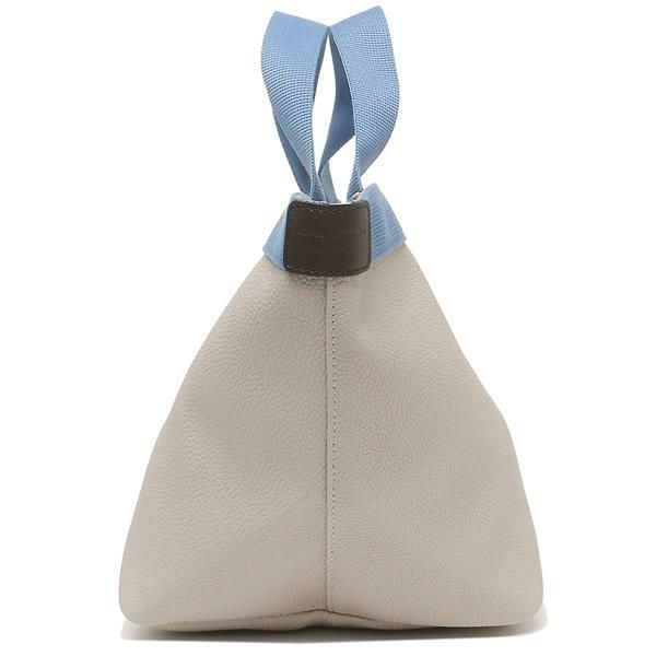 エルベシャプリエ トートバッグ Mサイズ ベージュ ブルー レディース Herve Chapelier 707GP 6311A 詳細画像