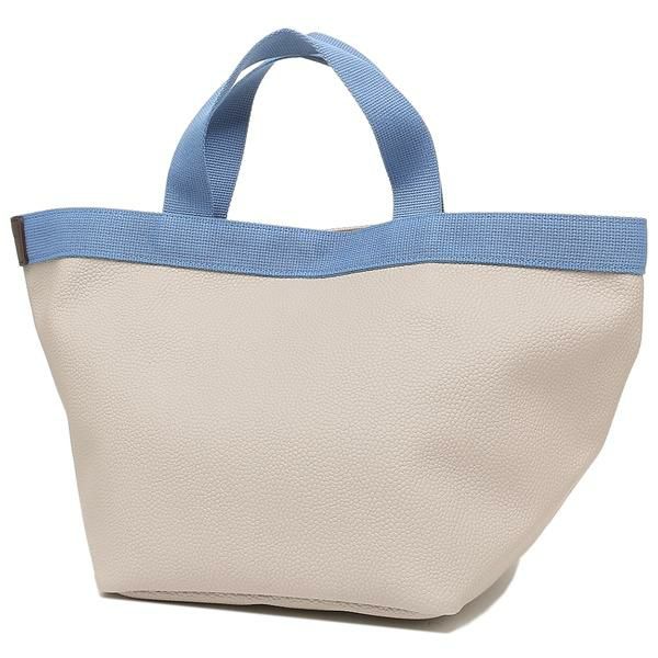 エルベシャプリエ トートバッグ Mサイズ ベージュ ブルー レディース Herve Chapelier 707GP 6311A 詳細画像