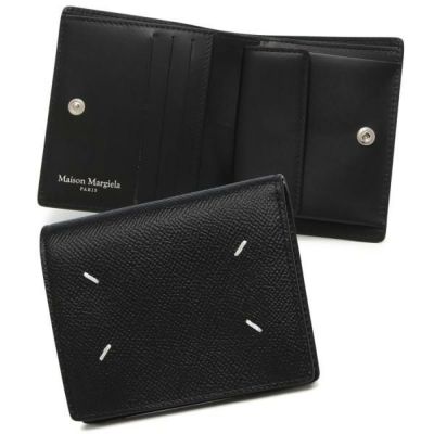 メゾンマルジェラ 二つ折り財布 コンパクト財布 ブラック メンズ レディース Maison Margiela SA3UI0007 P4745 T8013