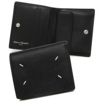 メゾンマルジェラ 二つ折り財布 コンパクト財布 ブラック メンズ レディース Maison Margiela SA3UI0007 P4745 T8013