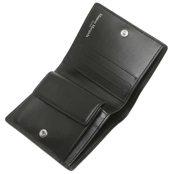 メゾンマルジェラ 二つ折り財布 コンパクト財布 ブラック メンズ レディース Maison Margiela SA3UI0007 P4745 T8013 詳細画像