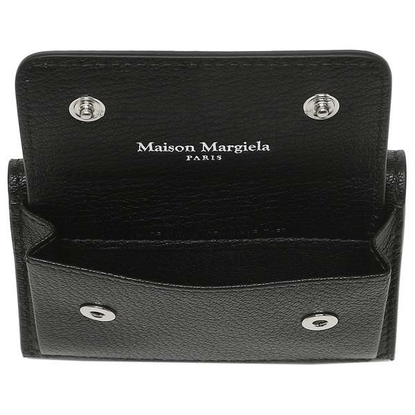 メゾンマルジェラ 三つ折り財布 ブラック メンズ レディース Maison Margiela SA3UI0012 P4806 T8013 詳細画像