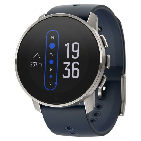 スント 時計 メンズ レディース 9ピーク 43mm 充電式クォーツ ブルー SUUNTO SS050520000 シリコン 詳細画像