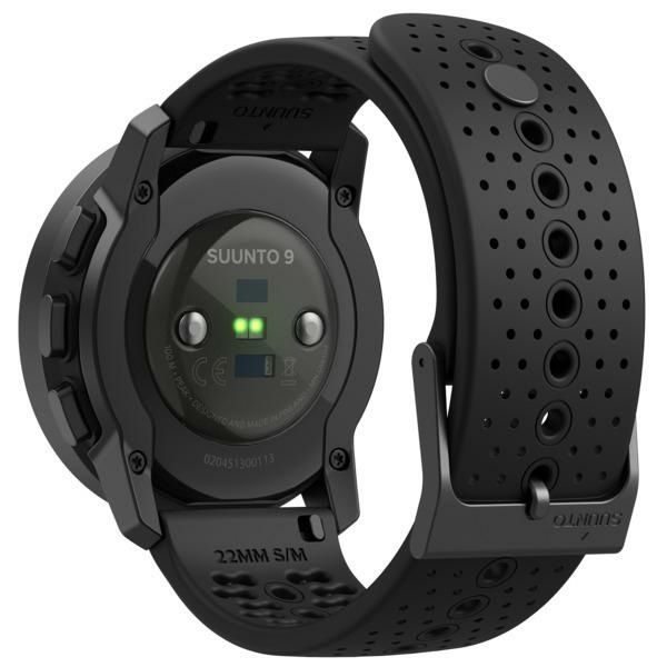 スント 時計 メンズ レディース 9ピーク 43mm 充電式クォーツ ブラック SUUNTO SS050522000 シリコン 詳細画像