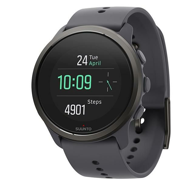 スント 時計 メンズ レディース 5ピーク 43mm 充電式クォーツ グレー SUUNTO SS050729000 シリコン 詳細画像