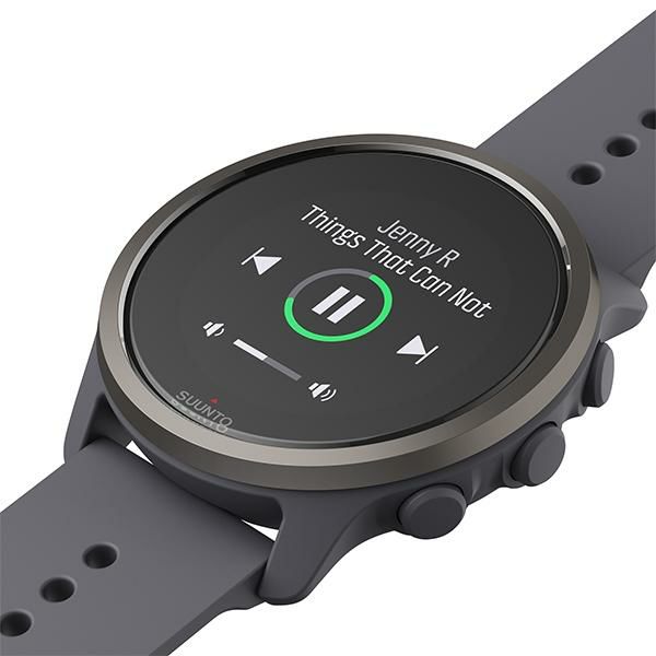 スント 時計 メンズ レディース 5ピーク 43mm 充電式クォーツ グレー SUUNTO SS050729000 シリコン 詳細画像