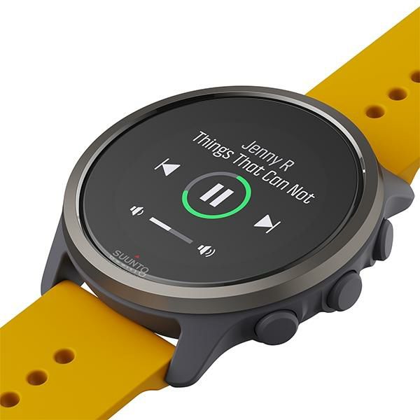 スント 時計 メンズ レディース 5ピーク 43mm 充電式クォーツ イエロー SUUNTO SS050731000 シリコン 詳細画像