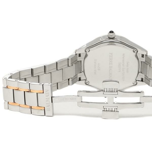 バルマン 時計 BALMAIN B4458.33.62 自動巻き レディース腕時計ウォッチ シルバー/ピンクゴールド/ブラック 詳細画像