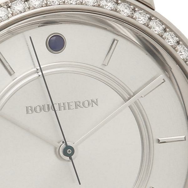 ブシュロン 時計 メンズ レディース エピュール 38 自動巻 シルバー ブラック BOUCHERON WA021102 レザー  【お取り寄せ商品】 詳細画像