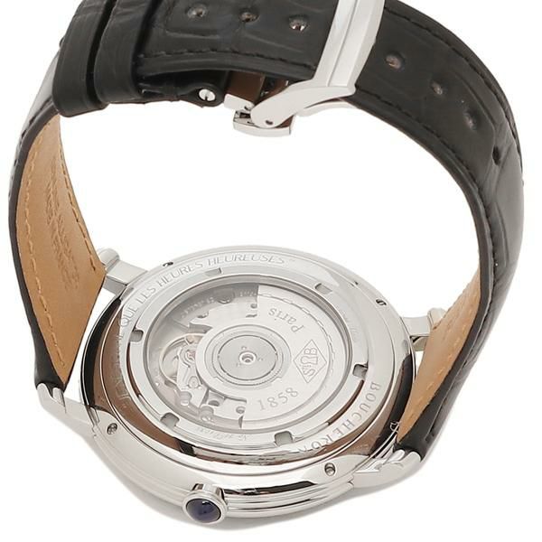 ブシュロン 時計 メンズ エピュール 42 自動巻 ブラック Boucheron Wa0214 レザー お取り寄せ商品 Axes