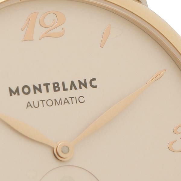 モンブラン 時計 メンズ スター 39 自動巻 ホワイト ブラウン MONTBLANC 107309 レザー  【お取り寄せ商品】 詳細画像