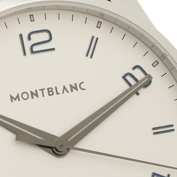 モンブラン 時計 メンズ タイムウォーカー 42 自動巻 シルバー ブラウン MONTBLANC 110338 レザー  【お取り寄せ商品】 詳細画像