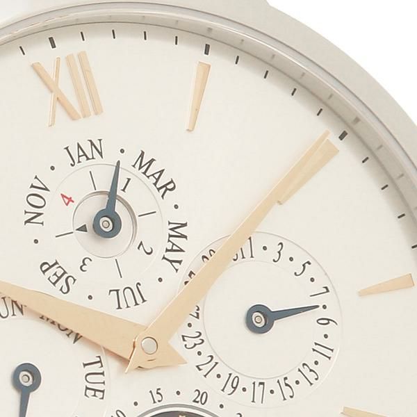 モンブラン 時計 メンズ ヘリテイジ 39 自動巻 シルバー ブラック MONTBLANC 110715 レザー  【お取り寄せ商品】 詳細画像