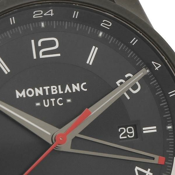 モンブラン 時計 メンズ タイムウォーカー 42 自動巻 ブラック MONTBLANC 113876 レザー  【お取り寄せ商品】 詳細画像