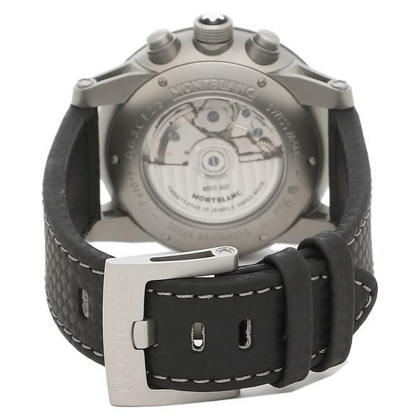 モンブラン 時計 メンズ タイムウォーカー 43 自動巻 ブラック MONTBLANC 114881 レザー  【お取り寄せ商品】 詳細画像
