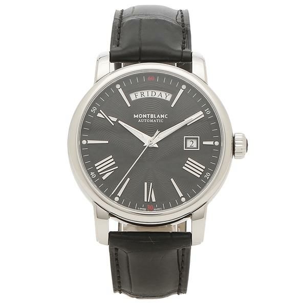 モンブラン 時計 メンズ 4810 38 自動巻 ブラック MONTBLANC 115936 レザー  【お取り寄せ商品】