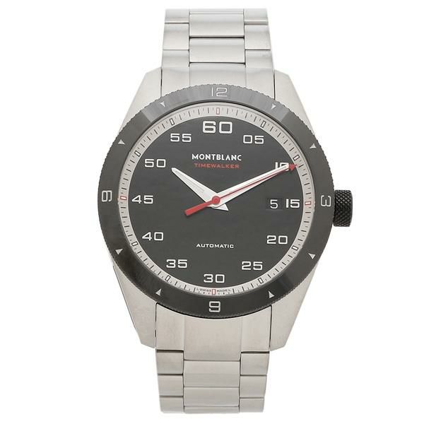 モンブラン 時計 メンズ タイムウォーカー 41 自動巻 ブラック シルバー MONTBLANC 116060 ステンレス  【お取り寄せ商品】