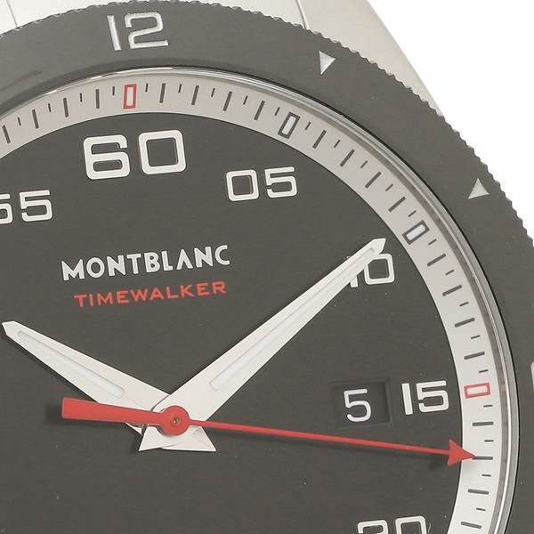 モンブラン 時計 メンズ タイムウォーカー 41 自動巻 ブラック シルバー MONTBLANC 116060 ステンレス  【お取り寄せ商品】 詳細画像